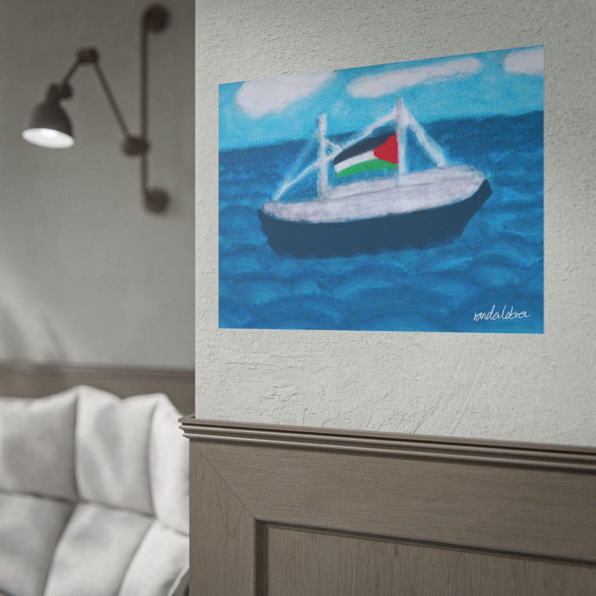 Flotilla Poster - Rolled Art Print