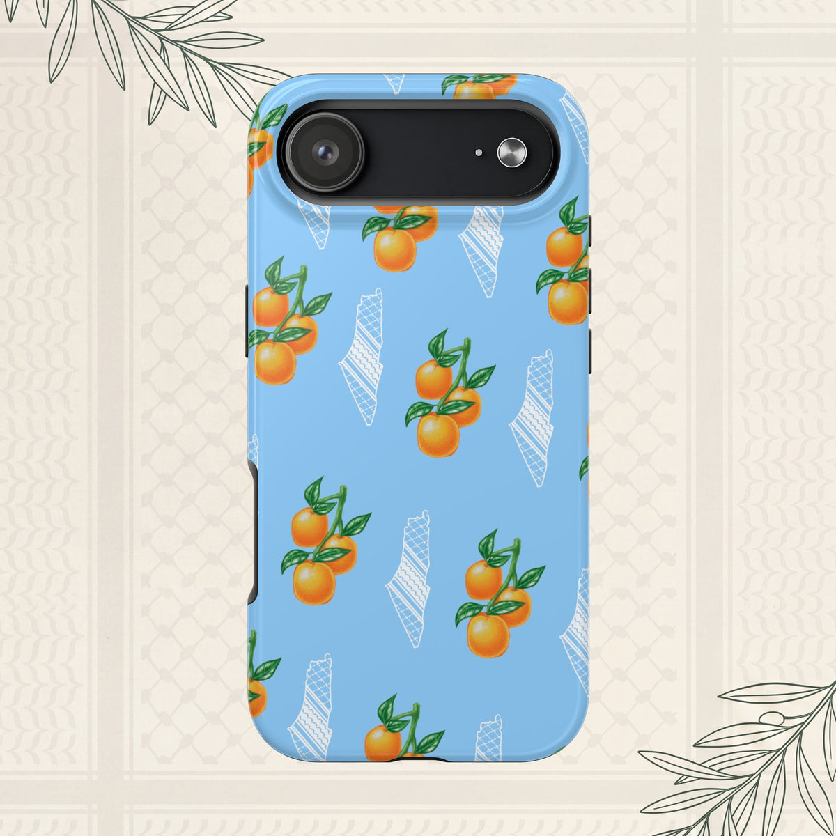 Jaffa Oranges Pattern- Printed Phone Case