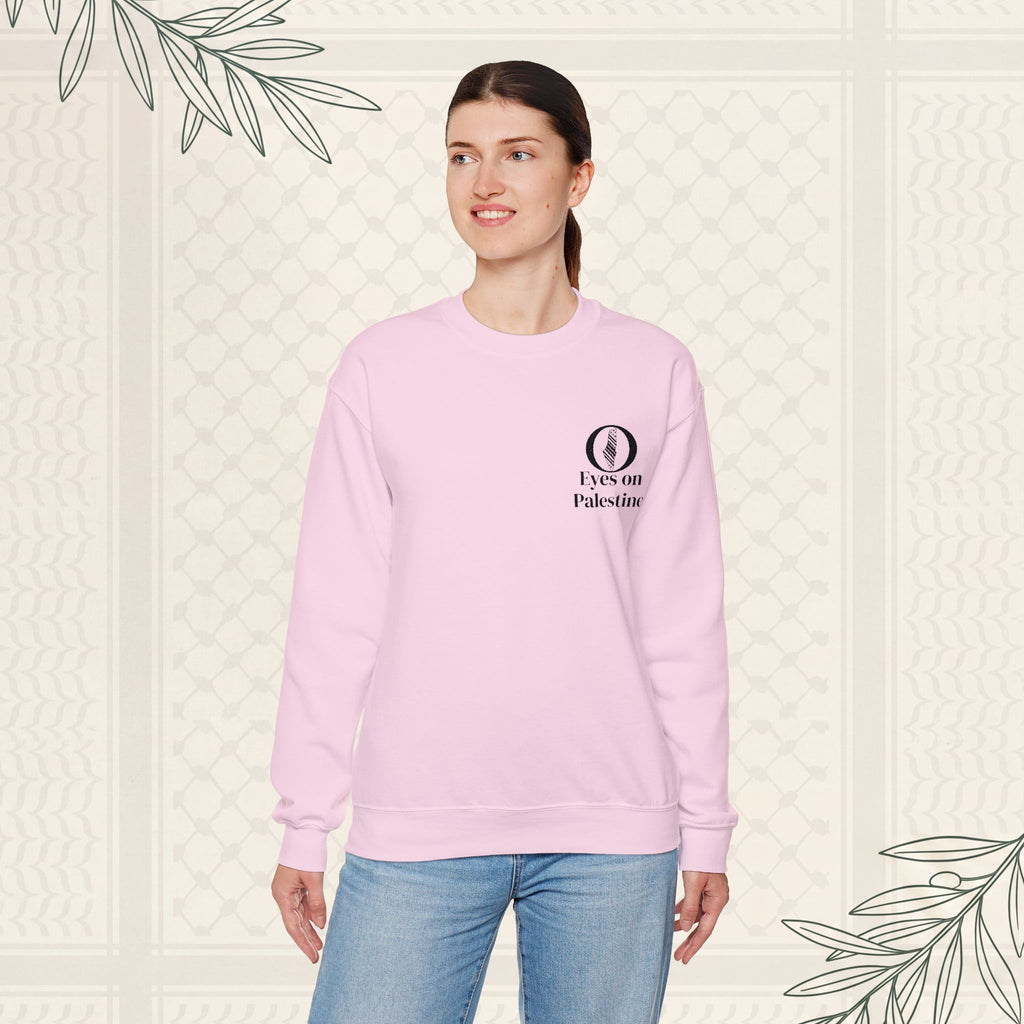 Eyes on Palestine™ Embroidered Crewneck