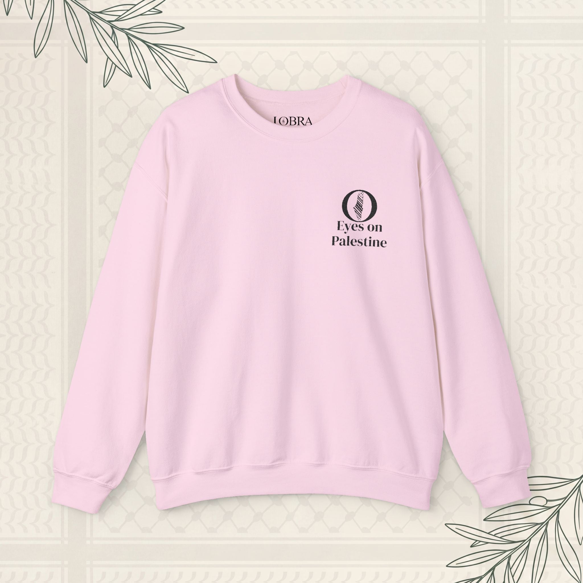 Eyes on Palestine™ Embroidered Crewneck