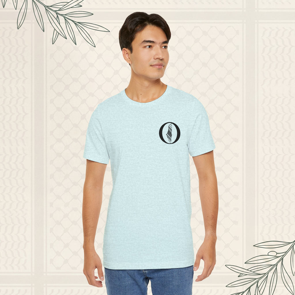 Eyes on Palestine - Embroidered Tee unisex