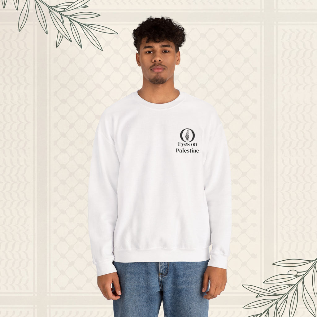 Eyes on Palestine™ Embroidered Crewneck