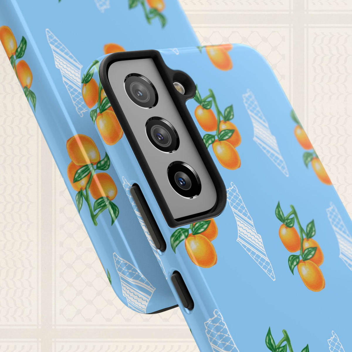Jaffa Oranges Pattern- Printed Phone Case