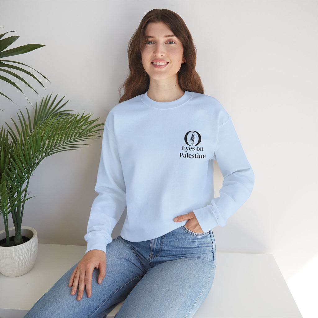 Eyes on Palestine™ Embroidered Crewneck