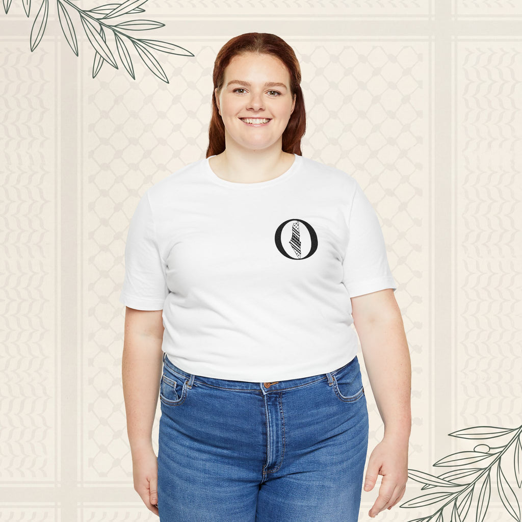 Eyes on Palestine - Embroidered Tee unisex