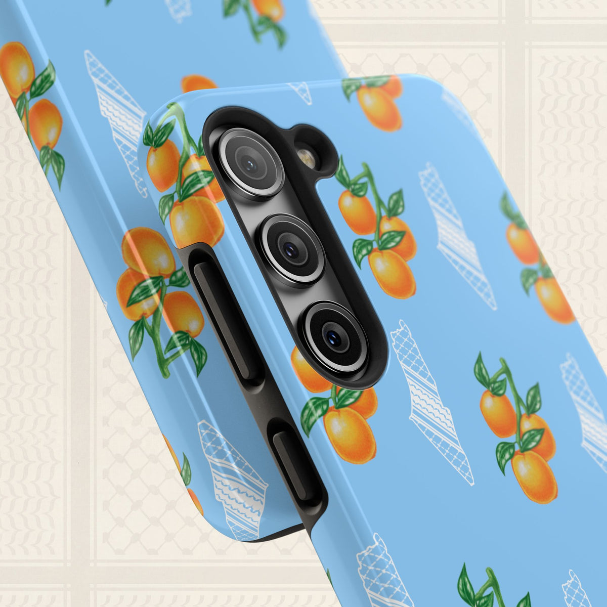 Jaffa Oranges Pattern- Printed Phone Case