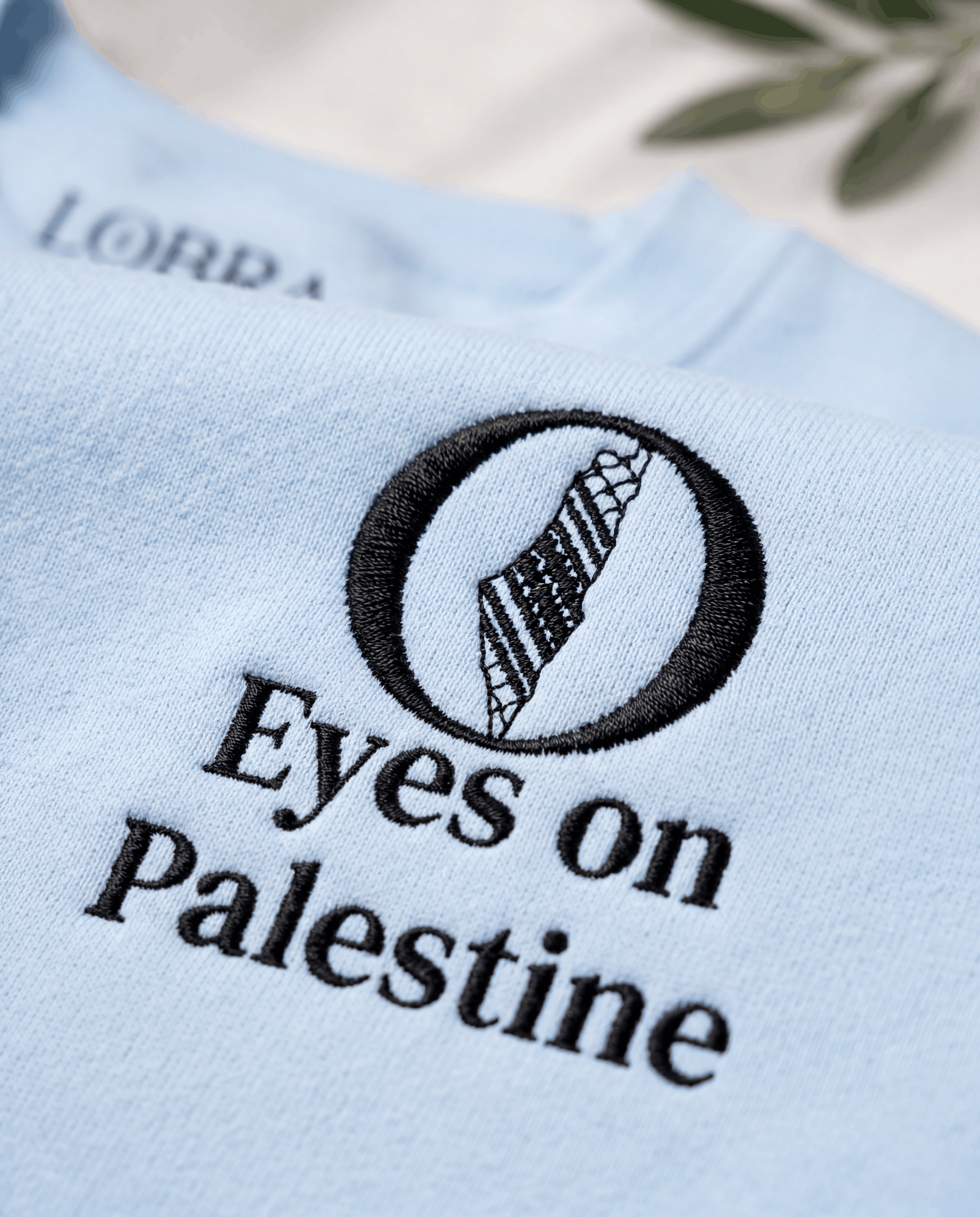 Eyes on Palestine™ Embroidered Crewneck