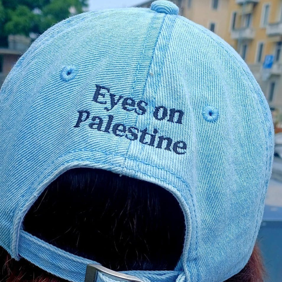 Eyes on Palestine Denim Cap