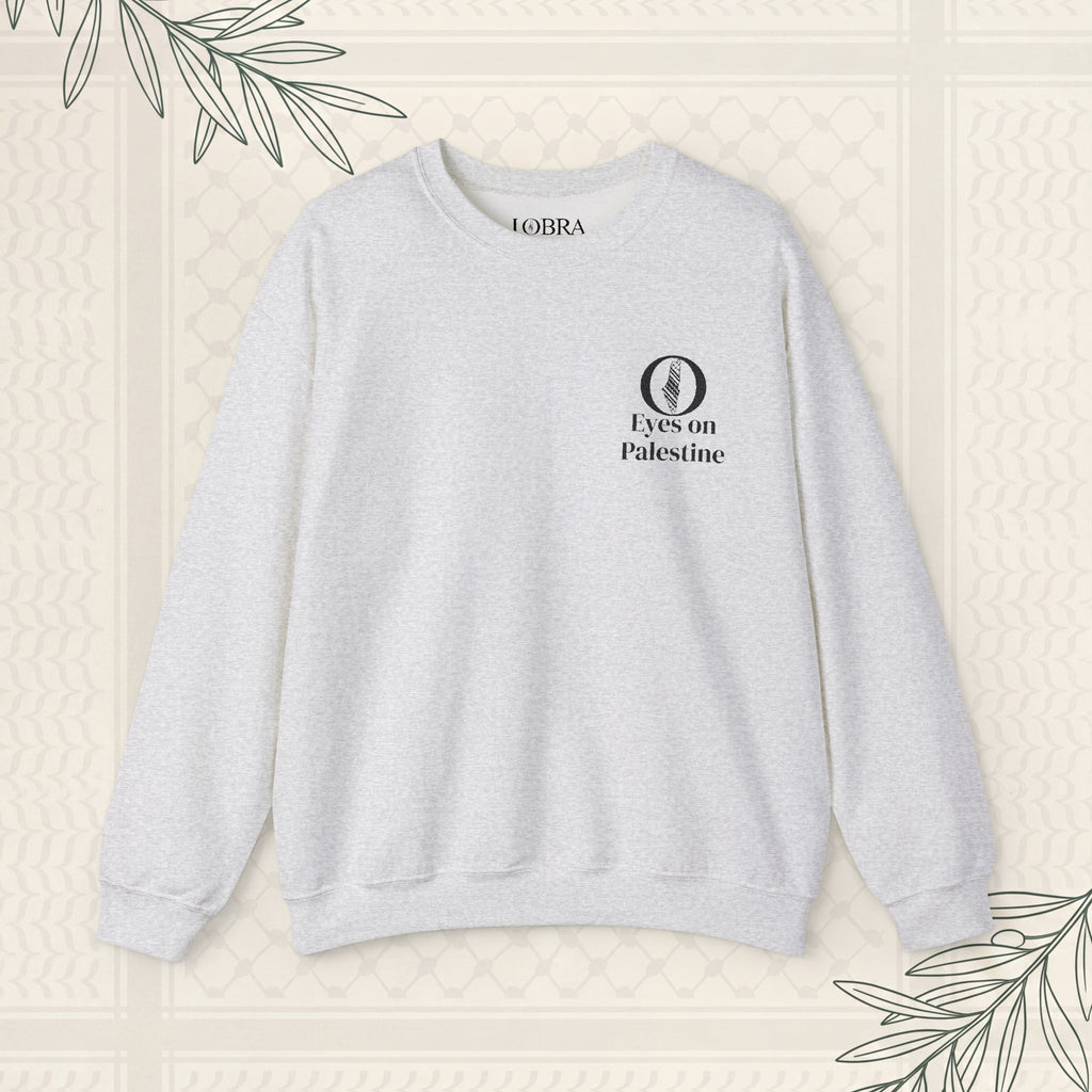 Eyes on Palestine™ Embroidered Crewneck