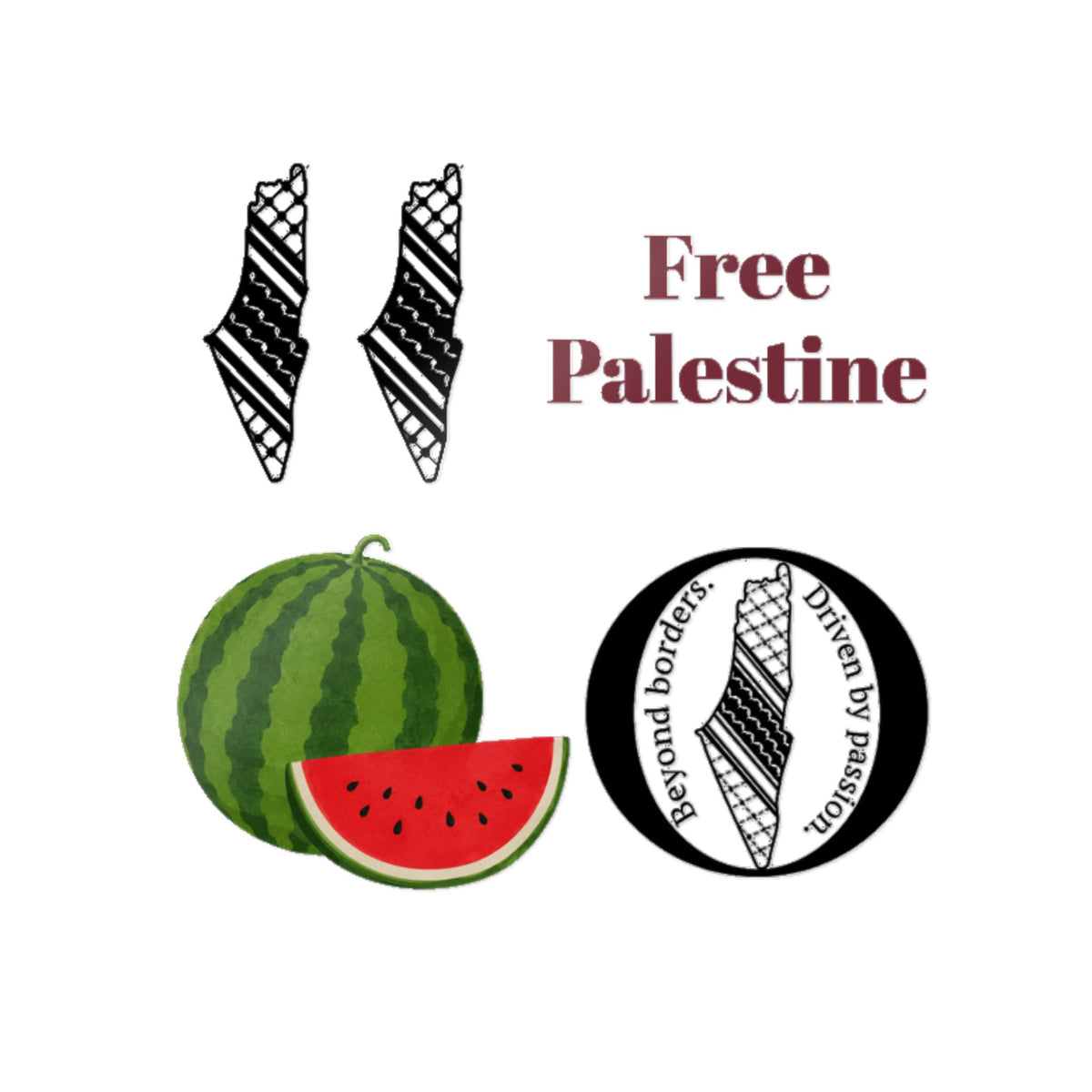 Free Palestine Sticker Pack