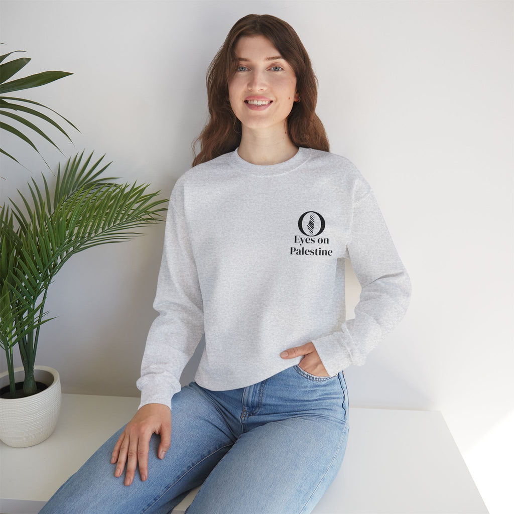 Eyes on Palestine™ Embroidered Crewneck