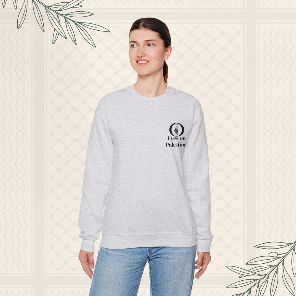 Eyes on Palestine™ Embroidered Crewneck