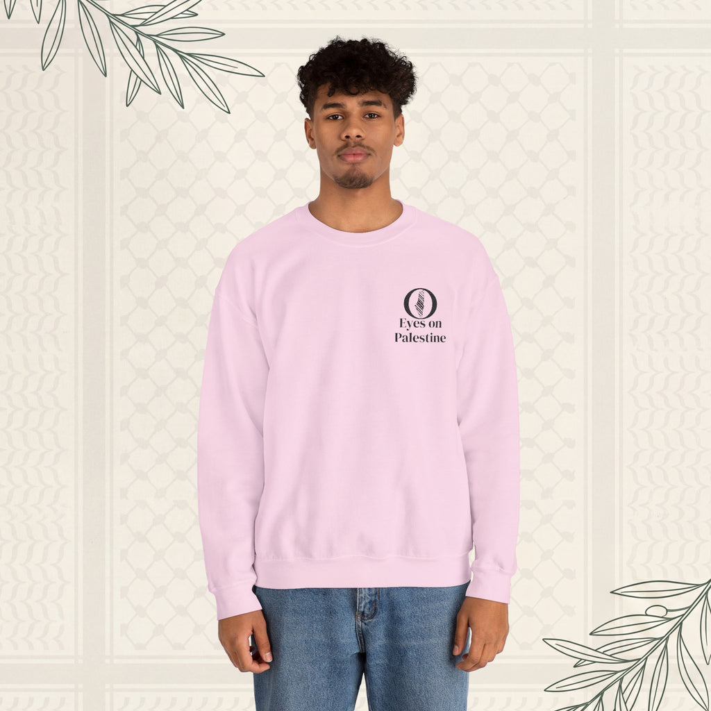 Eyes on Palestine™ Embroidered Crewneck