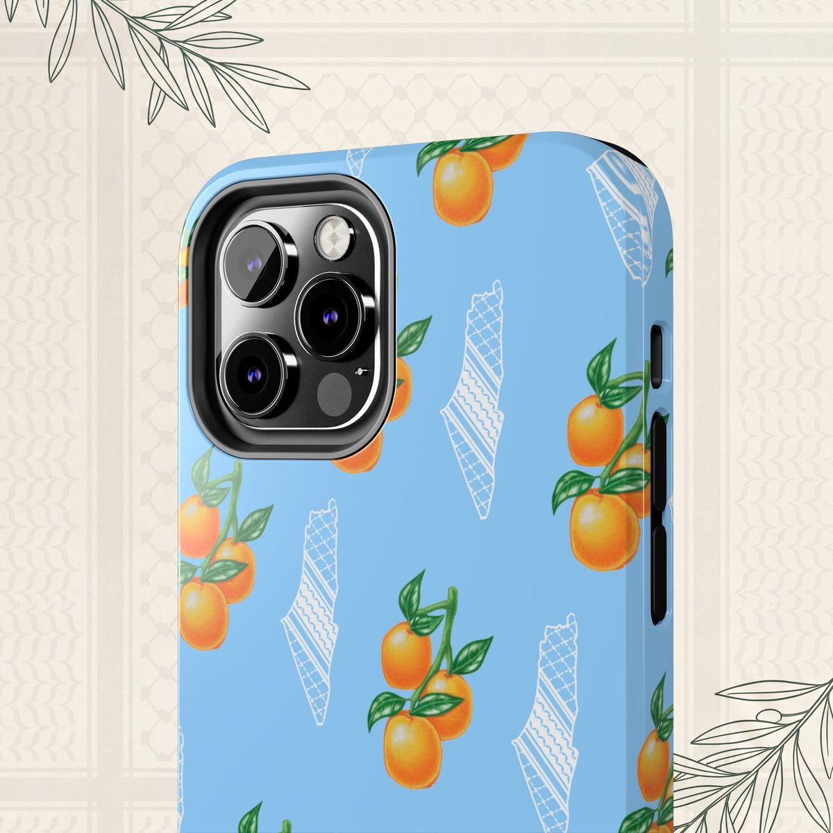 Jaffa Oranges Pattern- Printed Phone Case