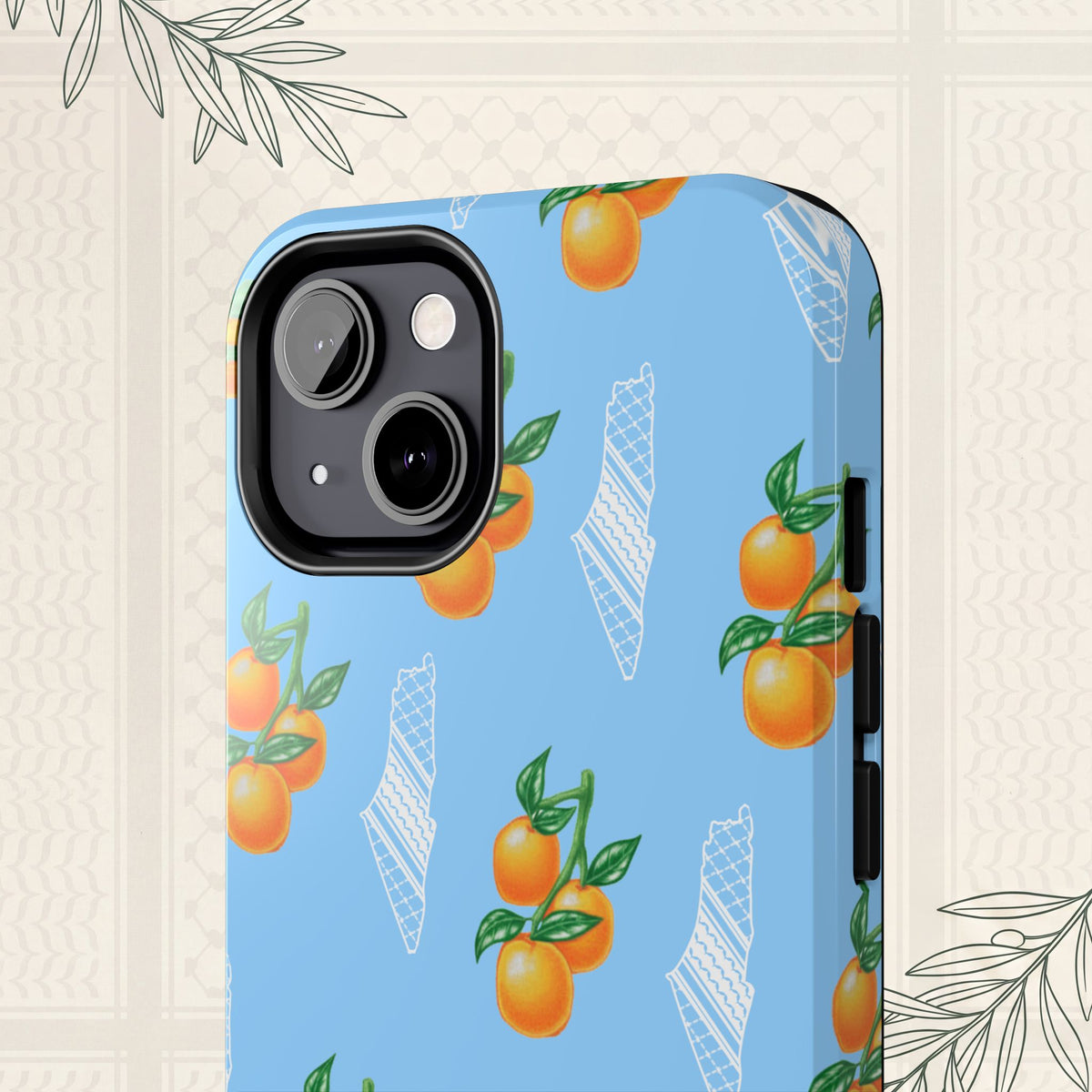 Jaffa Oranges Pattern- Printed Phone Case