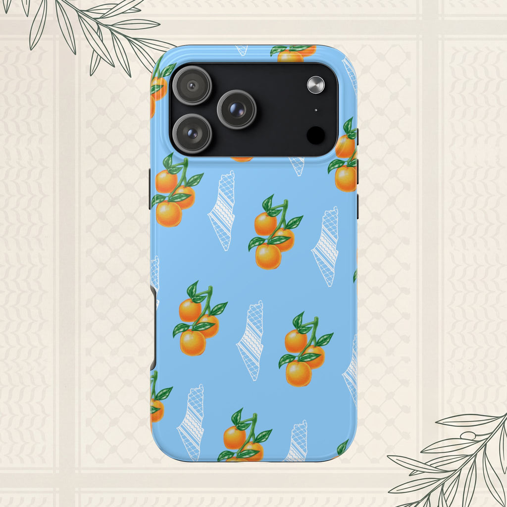 Jaffa Oranges Pattern- Printed Phone Case