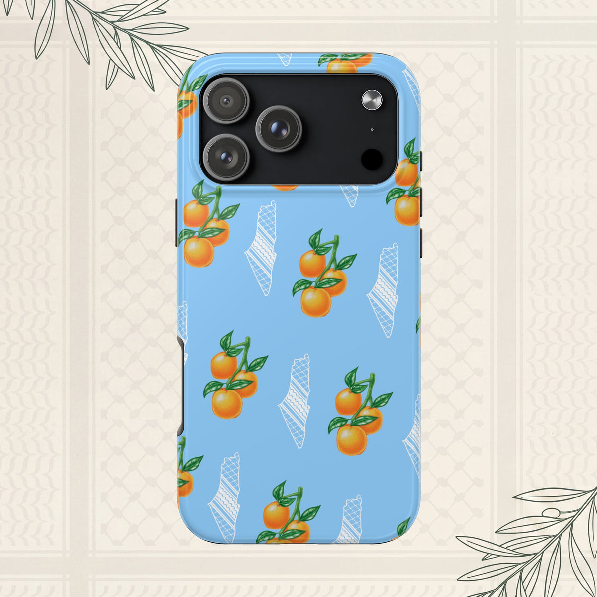 Jaffa Oranges Pattern- Printed Phone Case